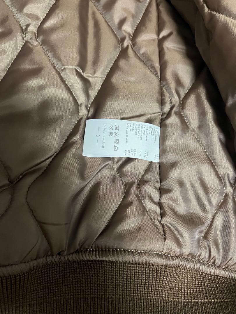 定番！美品◎ラウンジリザード メルトン×カウハイドスタジャン 3 茶×黒