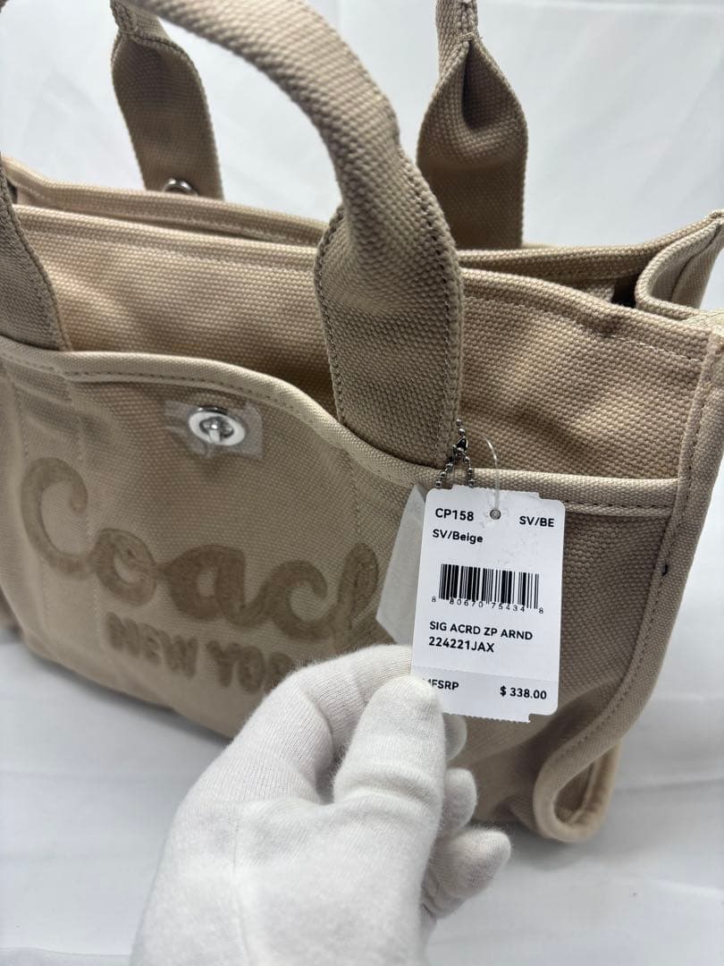 COACH カーゴ トートバッグ ベージュ　(新品・未使用)
