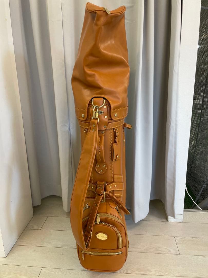 CRAZYキャメル色 ゴルフバッグ・キャディバッグ