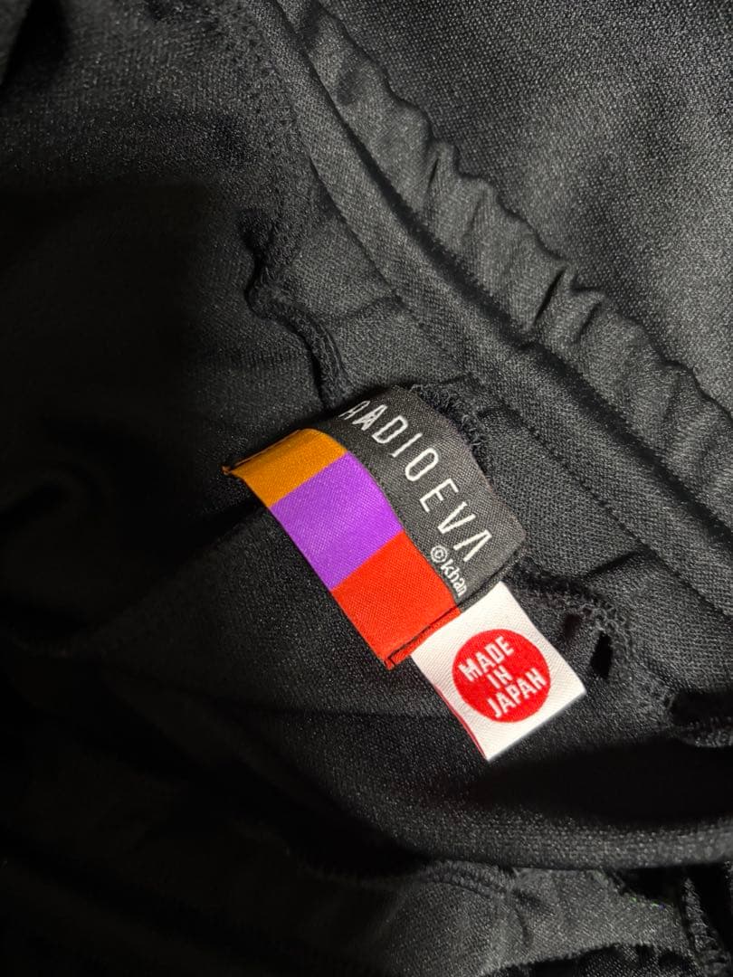 RADIOEVA A287 EVA-01 /黒 エヴァンゲリオントラックパンツ