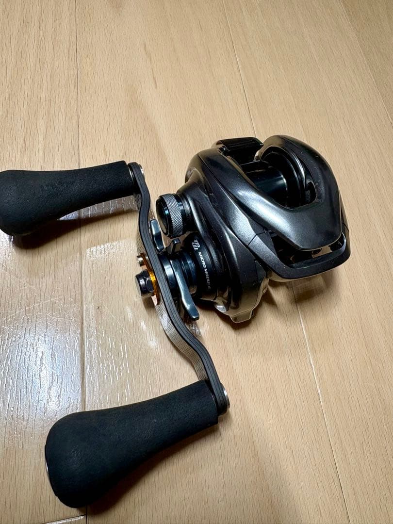 SHINAMOシマノ15メタニウムDC HG 右巻き　スタコンハンドル付き