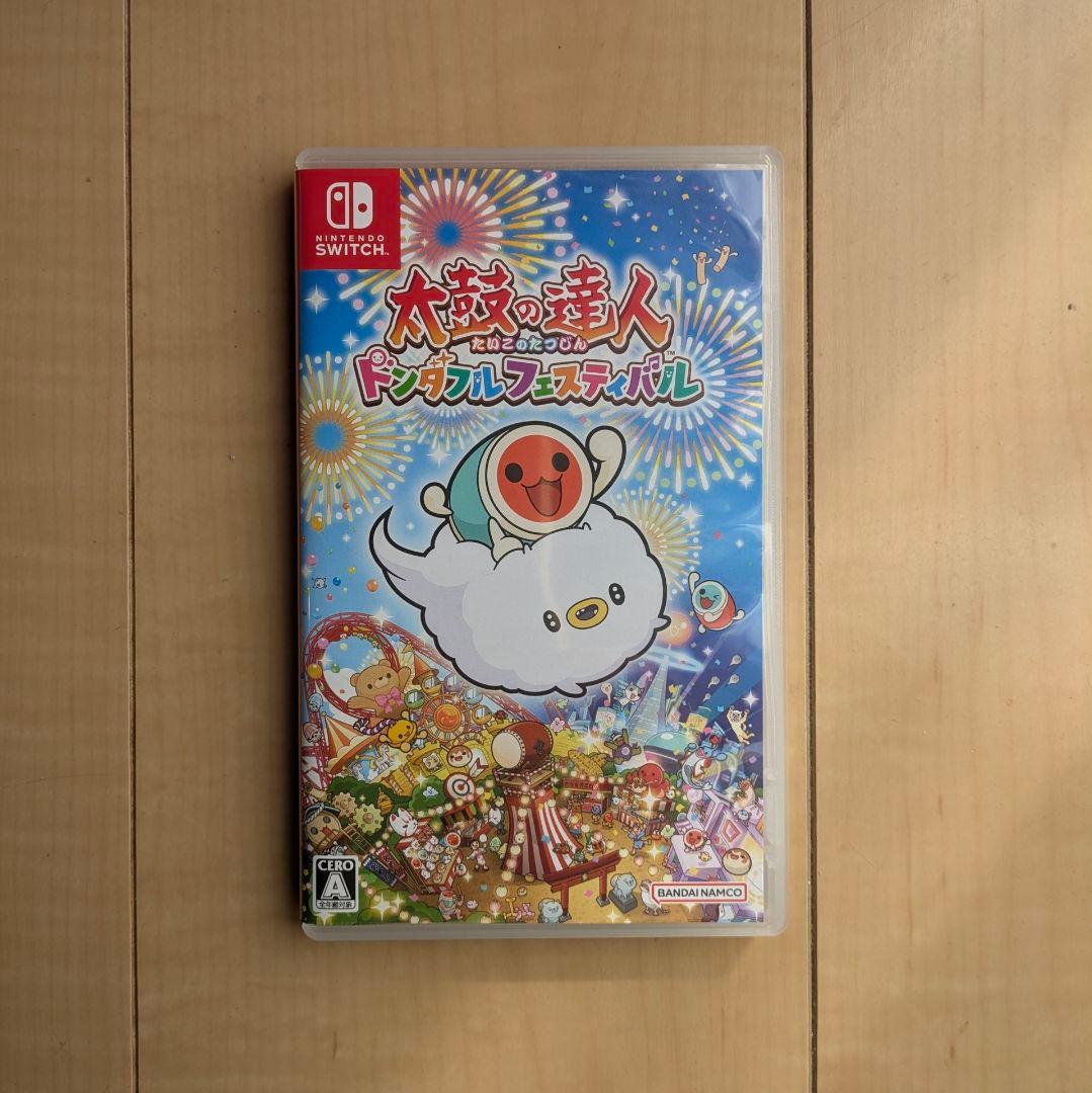 太鼓の達人 ドンダフルフェスティバル　 ソフト・太鼓・バチのセット