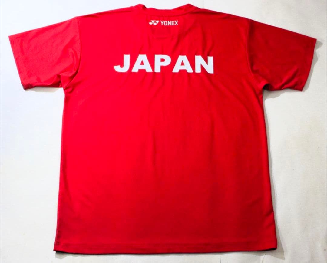 YONEX バドミントン Tシャツ レッド 日本代表（非売品）