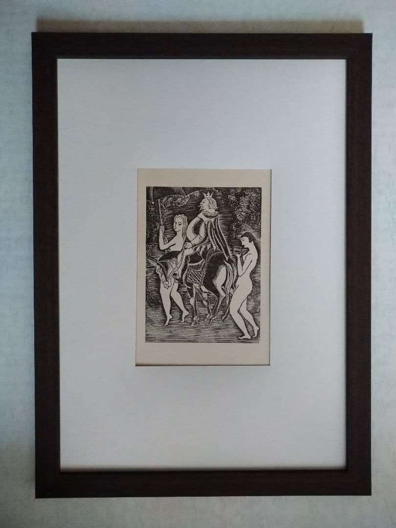 T様用 FF藤田嗣治の木版画　1925年制作