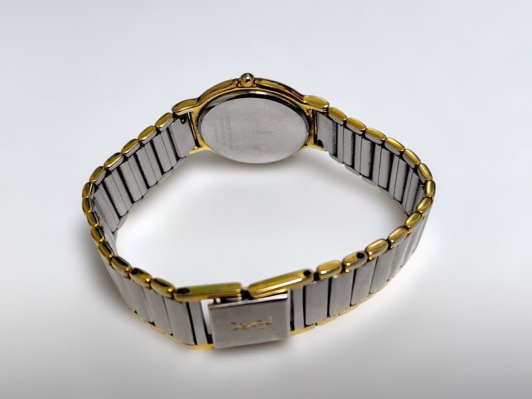 Yves Saint Laurent クォーツ腕時計 ゴールド/シルバー