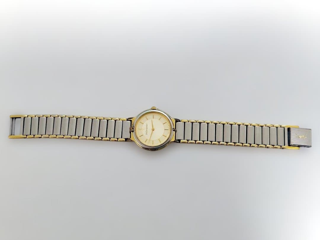 Yves Saint Laurent クォーツ腕時計 ゴールド/シルバー