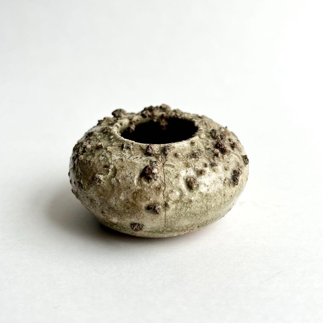 古瀬戸　灰釉　小壺