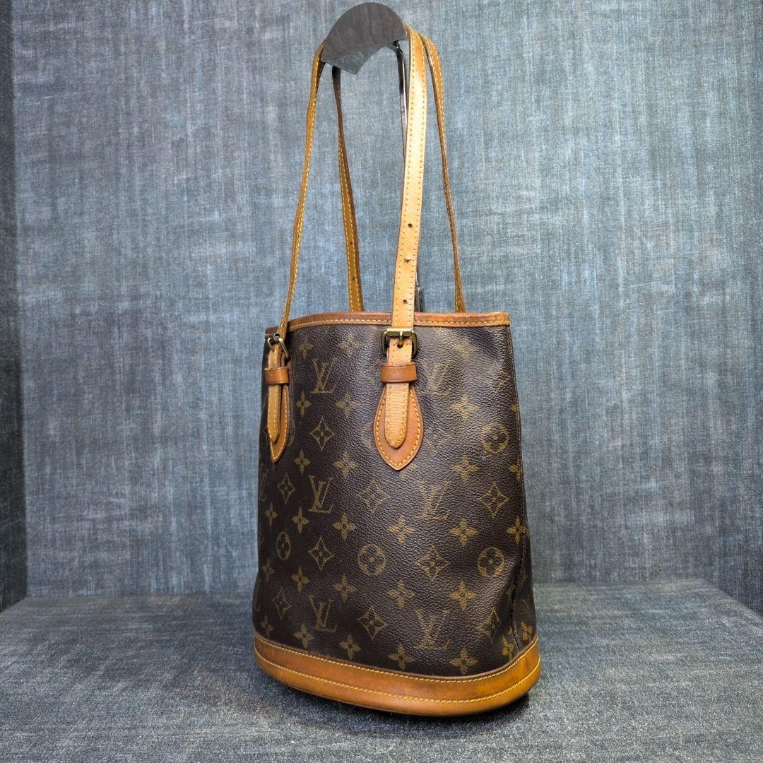 ルイヴィトン usa製 モノグラム M42238 バケットPM ポーチ無