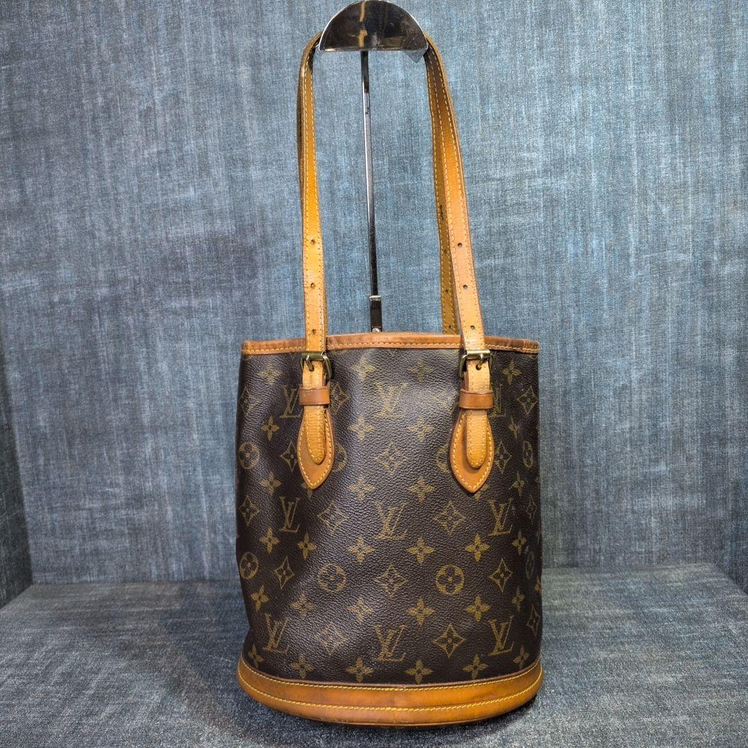 ルイヴィトン usa製 モノグラム M42238 バケットPM ポーチ無