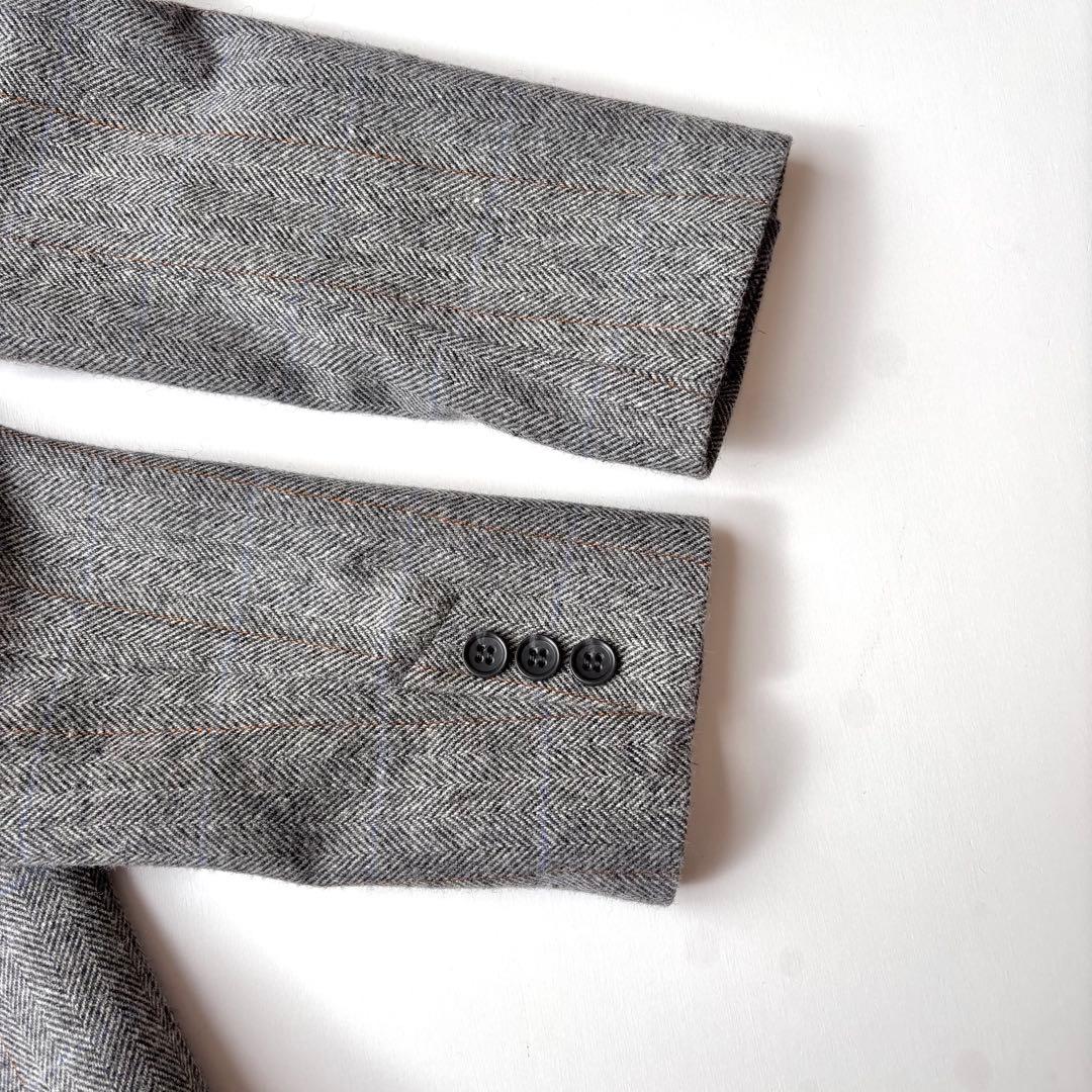 [美品]スピックアンドスパン♪ウールヘリンボンジャケット