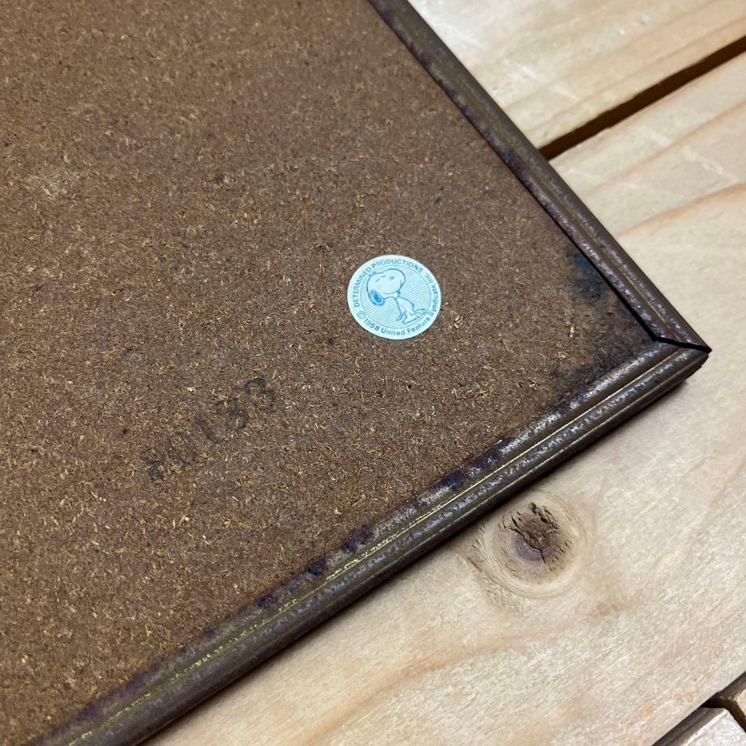 ビンテージ品 古雑貨◾️SNOOPY スヌーピー パブミラー 鏡 インテリア雑貨