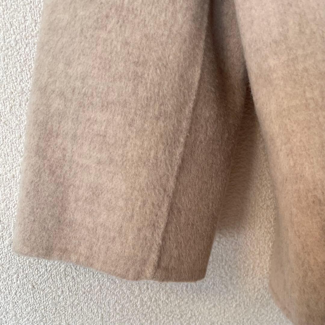 Theory luxe 38 カシミヤ混ダブルフェイスコート