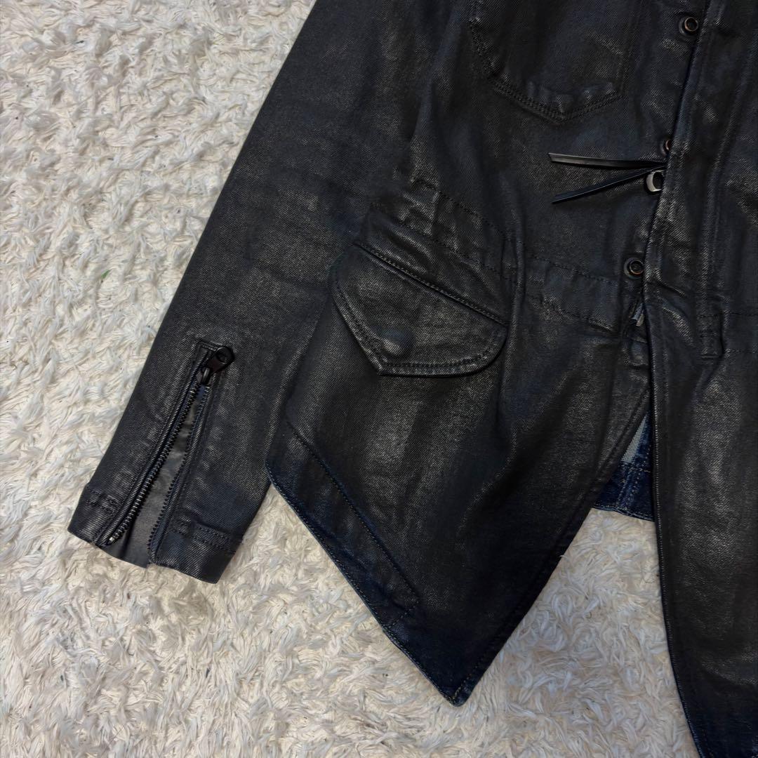 00’s archive diesel y2k coating jacket S