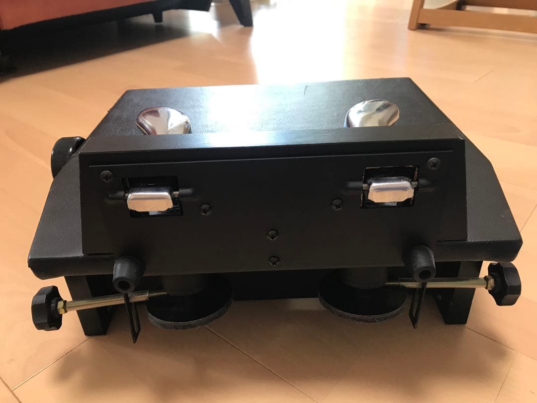 （甲南）ピアノ補助ペダル、足台KP-DX　【ブラック】ペダルキャリングバッグ