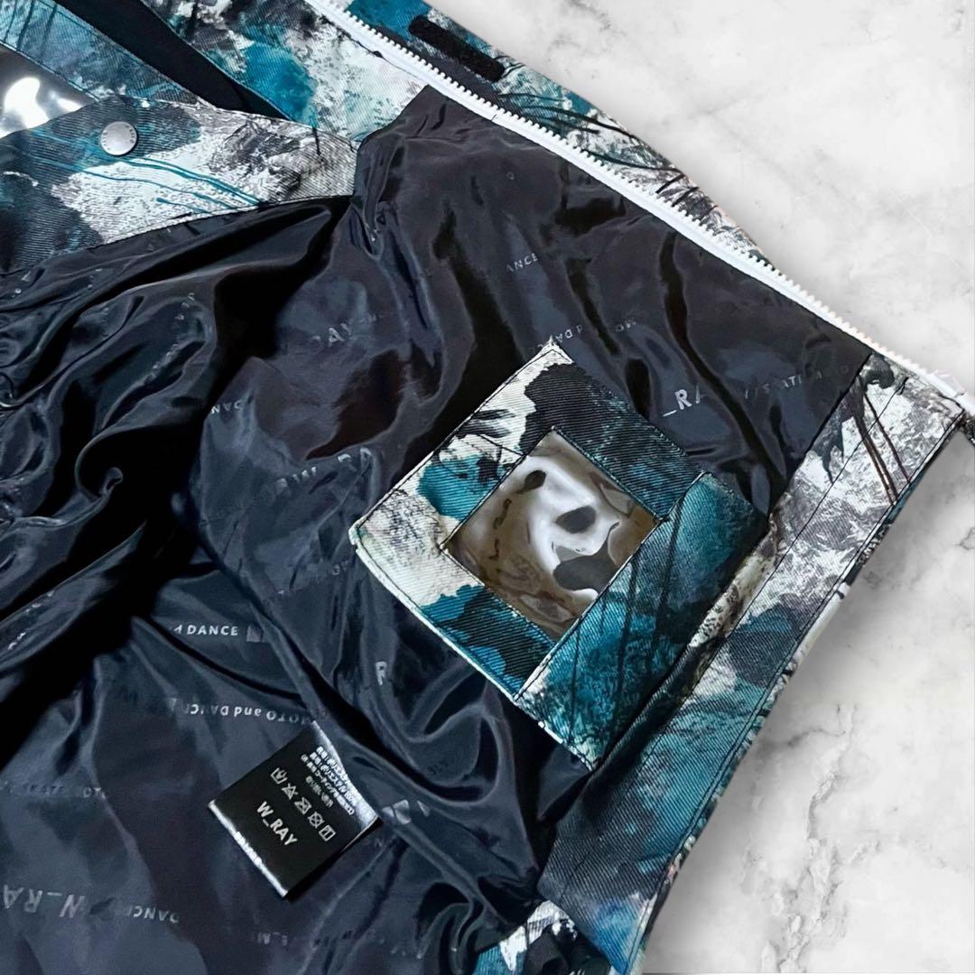 【美品】W RAY ダブルレイ　スノーボードウェア上下セット　メン ズ　X L