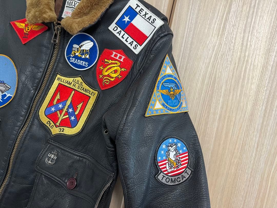 は*つ様 MAX CADY's G-1トップガン レザー フライトジャケット S