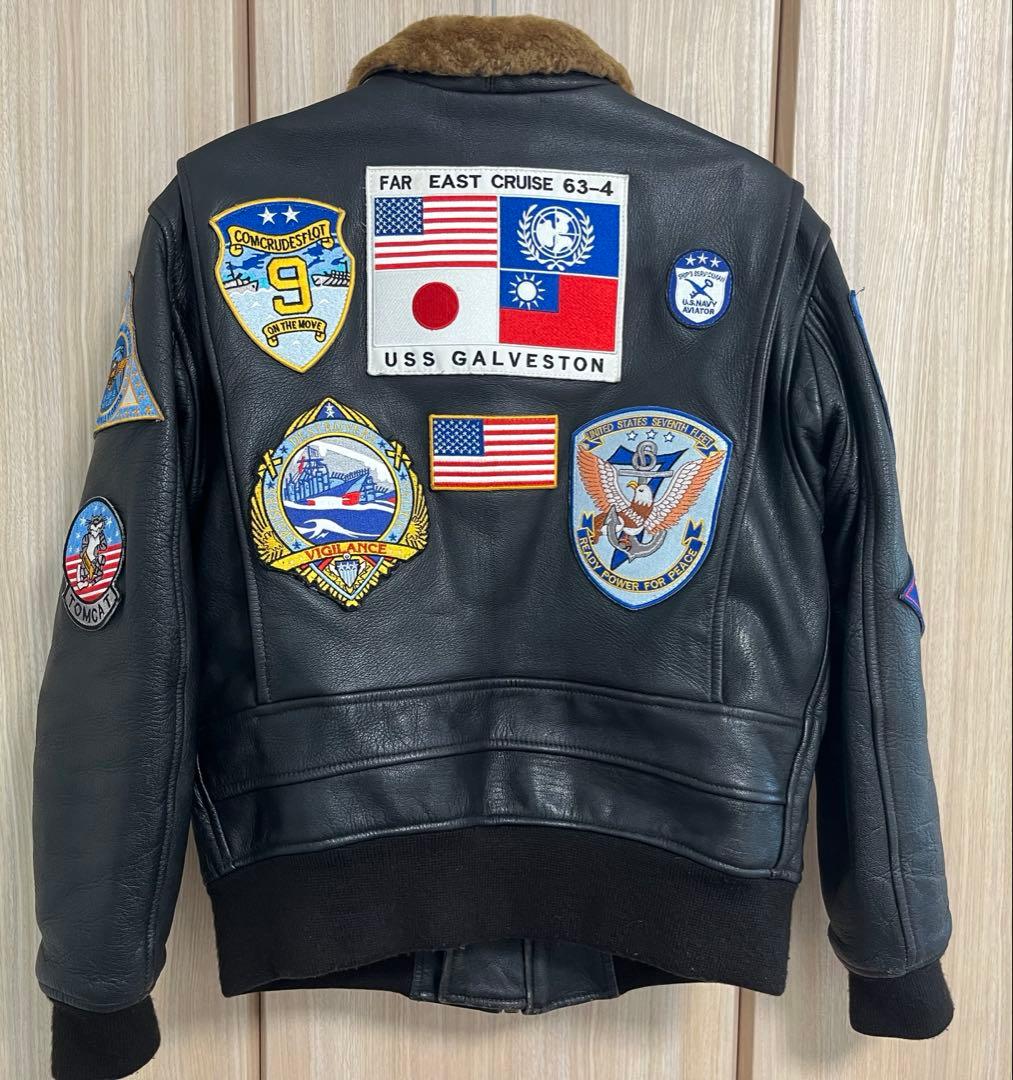 は*つ様 MAX CADY's G-1トップガン レザー フライトジャケット S