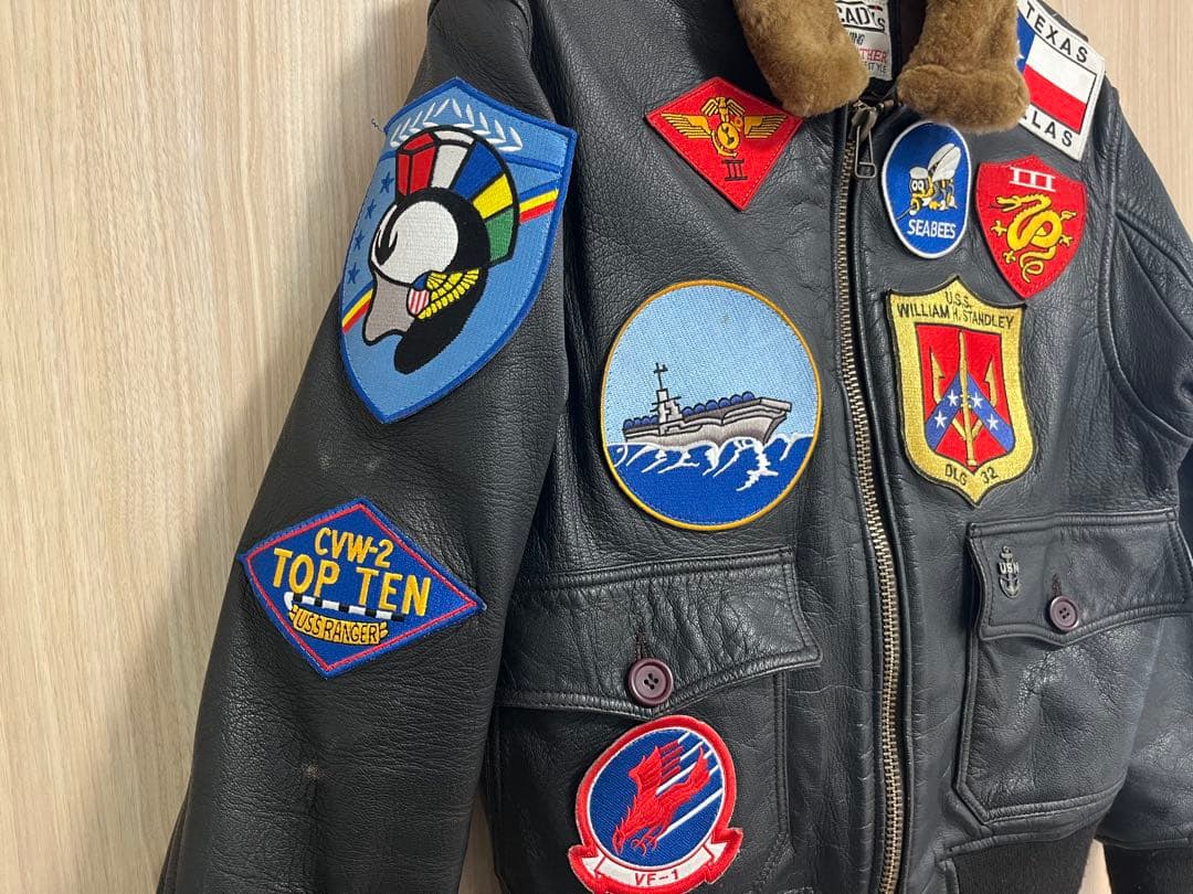 は*つ様 MAX CADY's G-1トップガン レザー フライトジャケット S