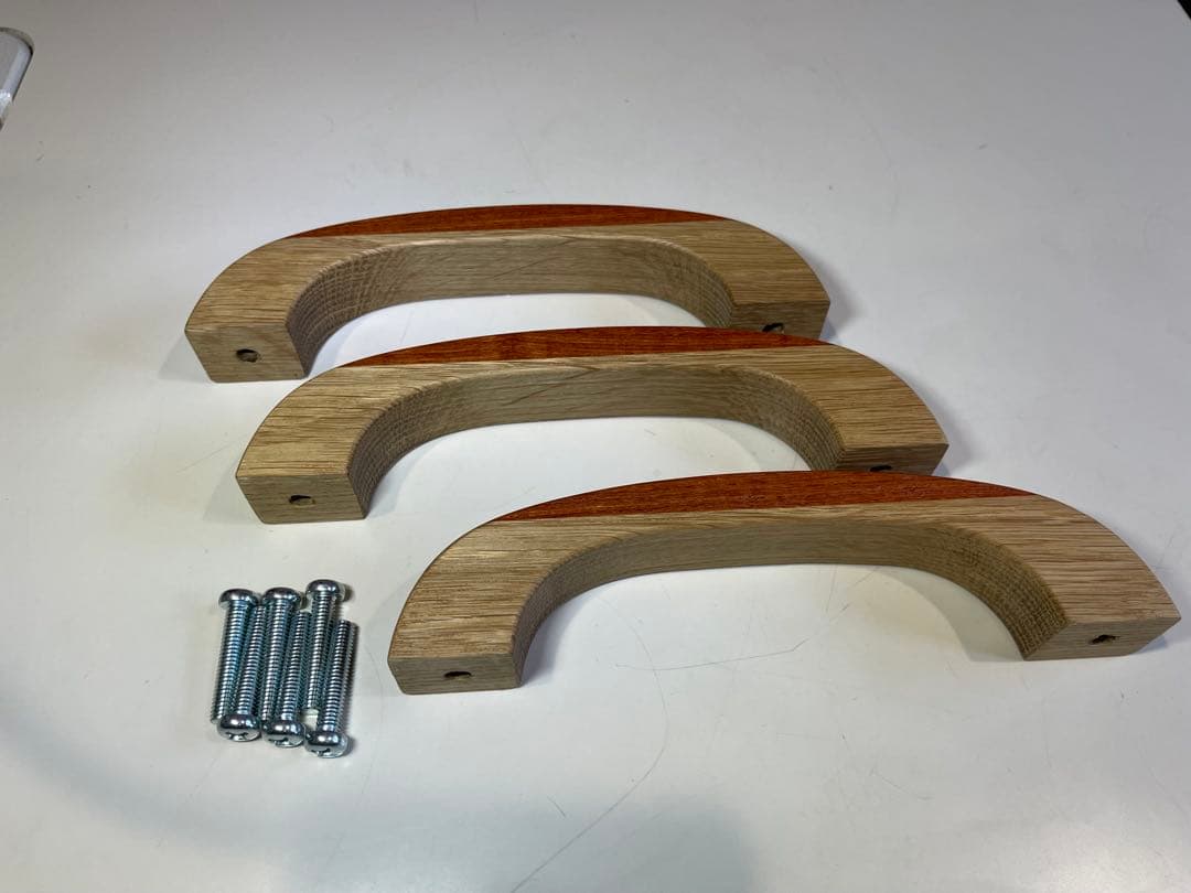 ★ジムニーJA11 JA12 JA22用木製アシストグリップ ツートン★