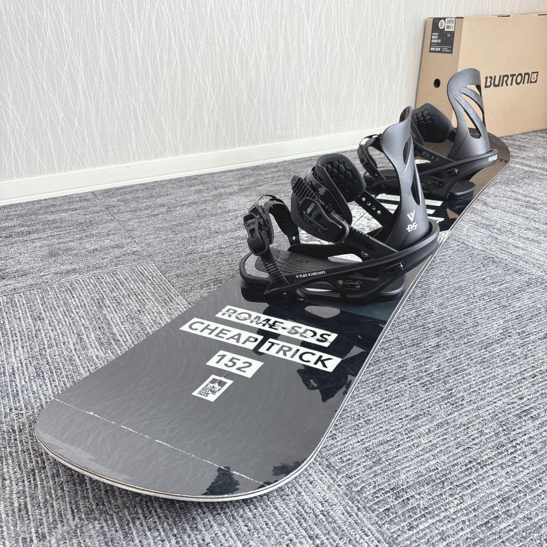 22超豪華❗️ROME SDS/FLUX メンズスノーボードセット★152cm