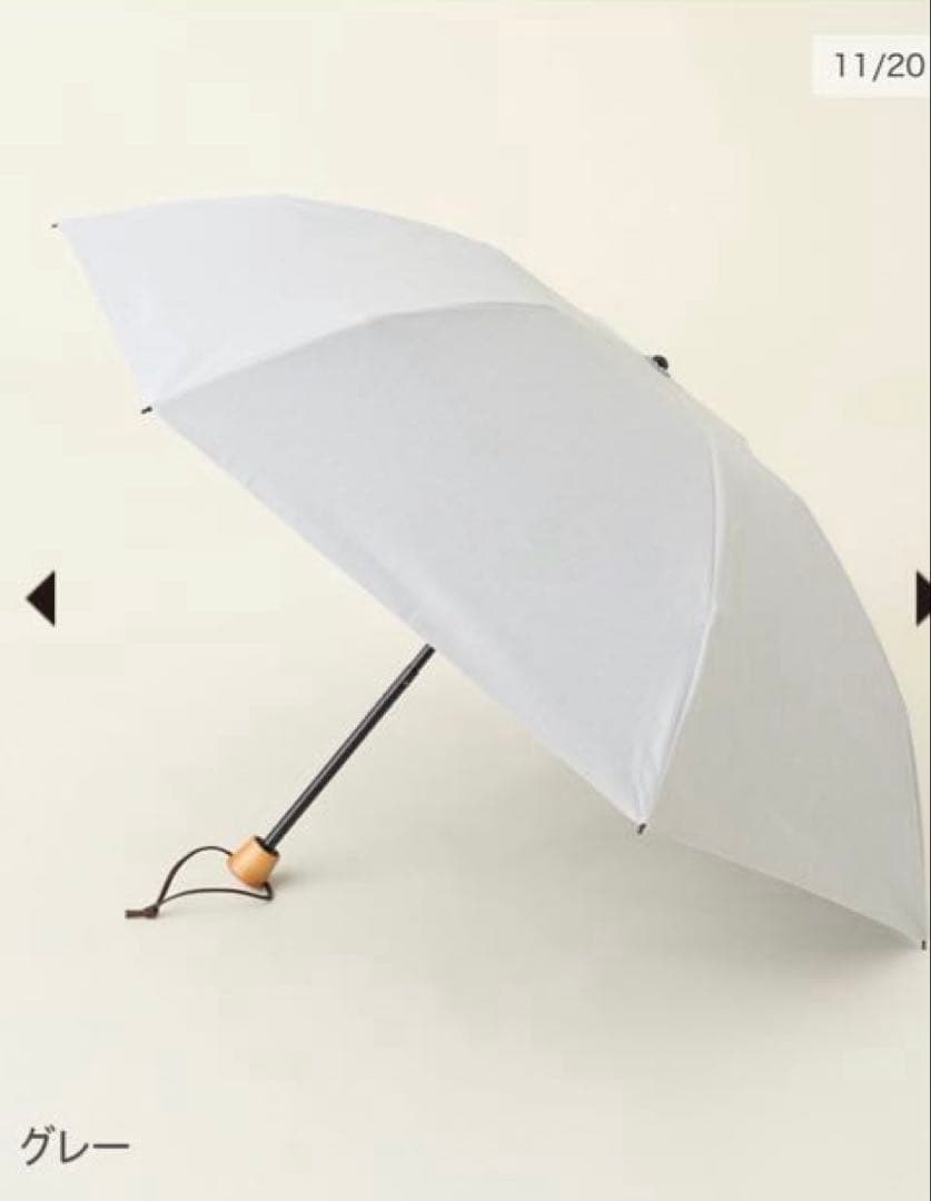 バレン SUN BARRIER100 折りたたみ日傘 ３段折 moku