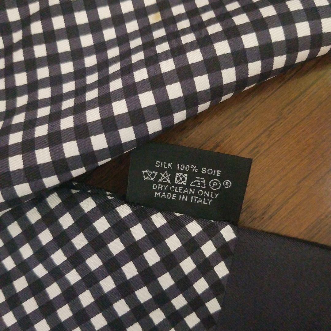 エルメス　メンズ　シルクストール　リバーシブル　新品未使用