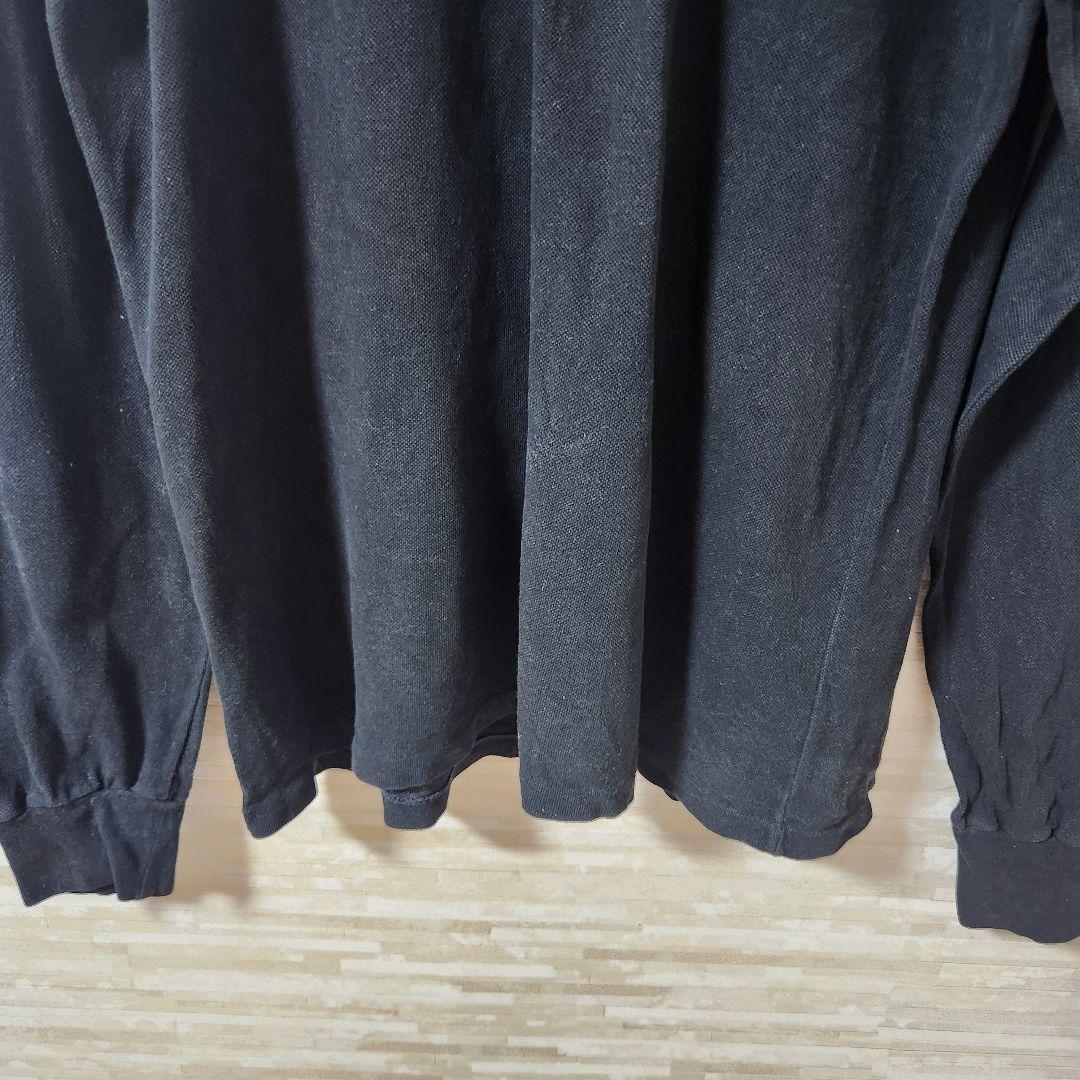 LACOSTE フランス製 長袖ポロシャツ ブラック 4