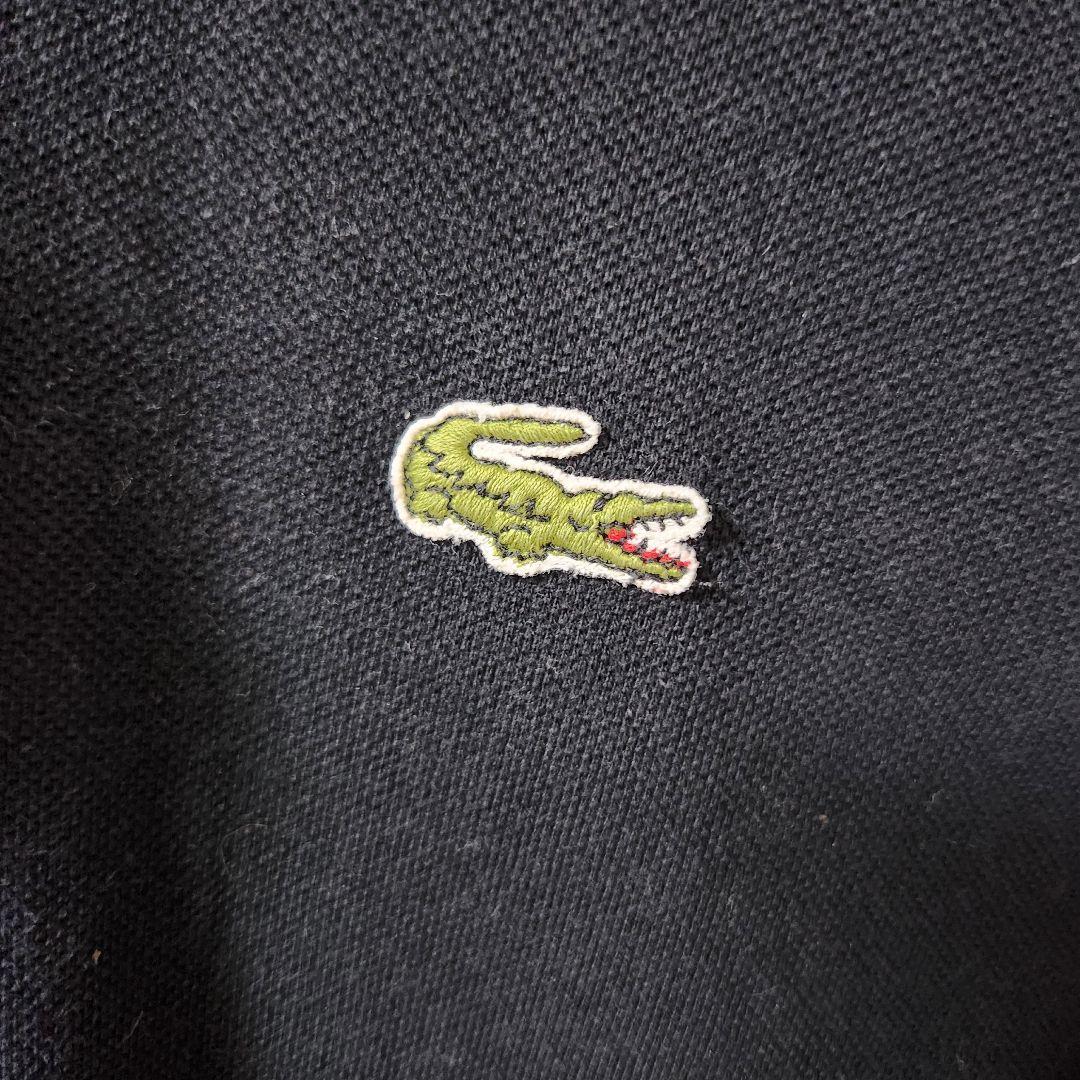 LACOSTE フランス製 長袖ポロシャツ ブラック 4