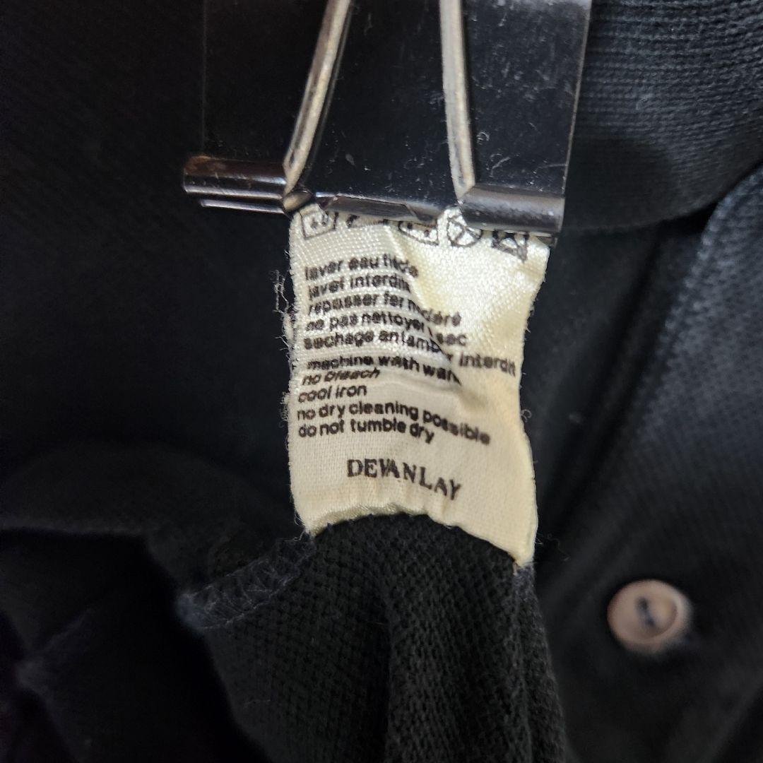 LACOSTE フランス製 長袖ポロシャツ ブラック 4