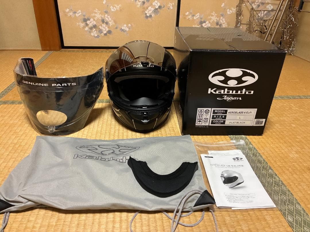 Kabuto AEROBLADE-6 ELFI フラットブラック サイズL