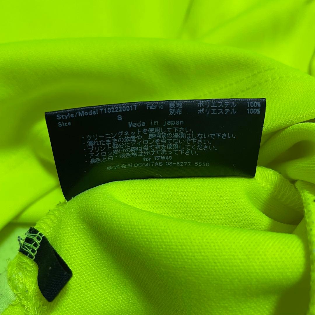 TFW49 モックネック　長袖　イエロー　S junhashimoto ゴルフ