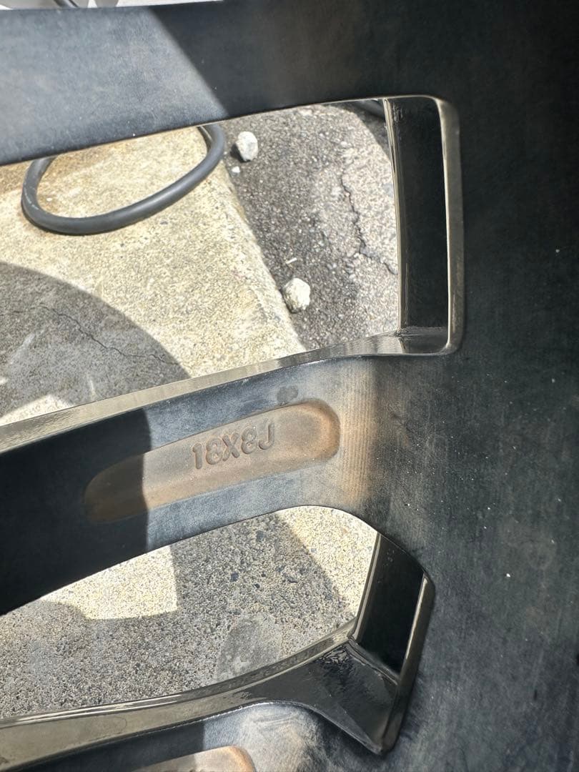 18インチ スポークデザイン ホイール　4本