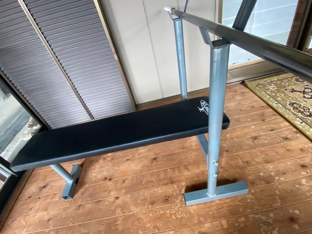 トレーニングベンチ　筋トレ　 ベンチプレス　プレート　シャフト