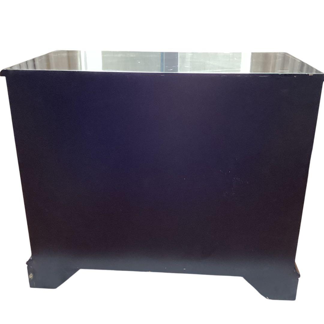 骨董家具　アジアンスタイル 木製収納家具 鳥と花の装飾