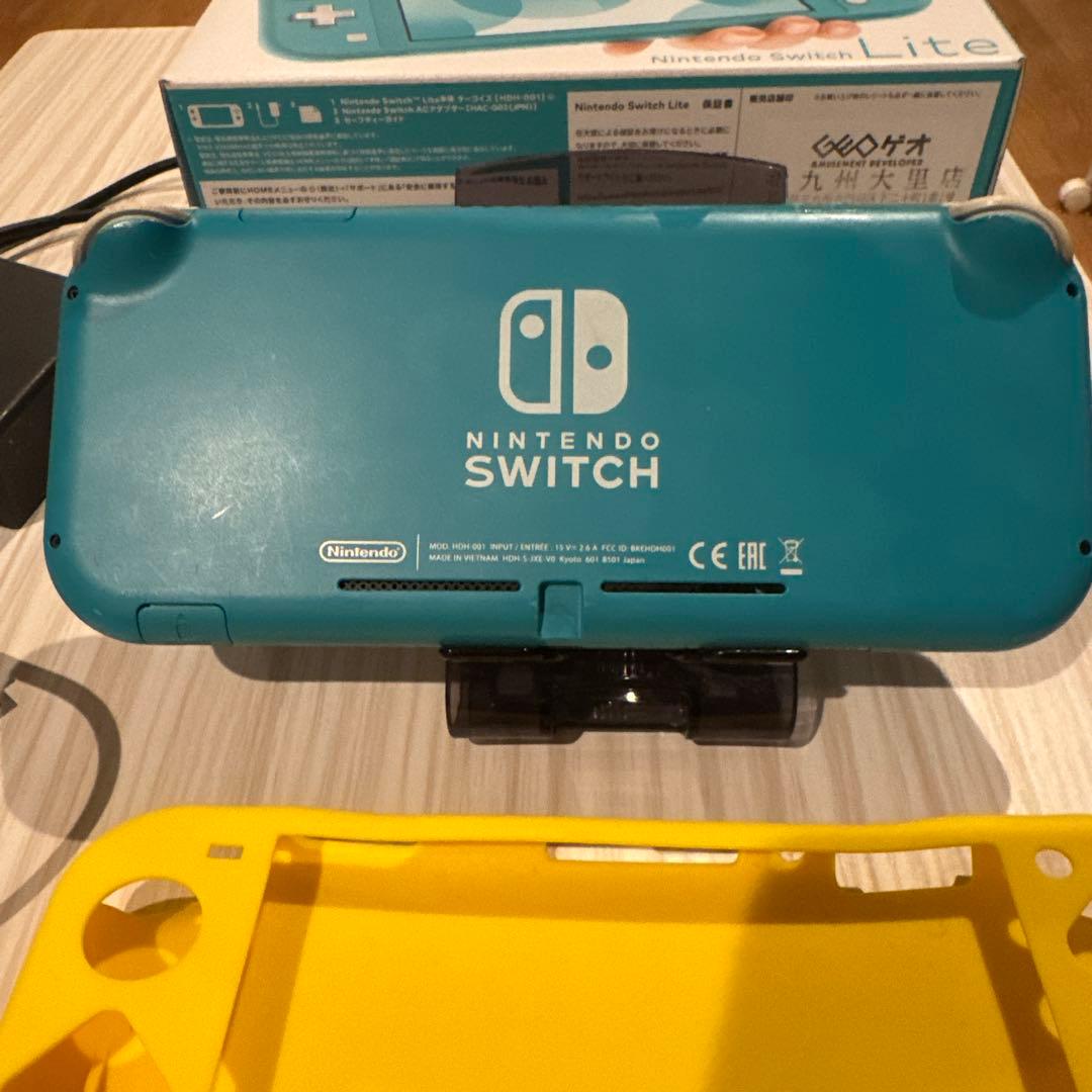 Nintendo Switch Lite ターコイズ + ケース