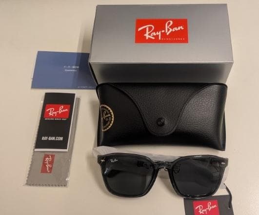 【新品】レイバン RB4392D 645087 66サイズ　クリアグレー