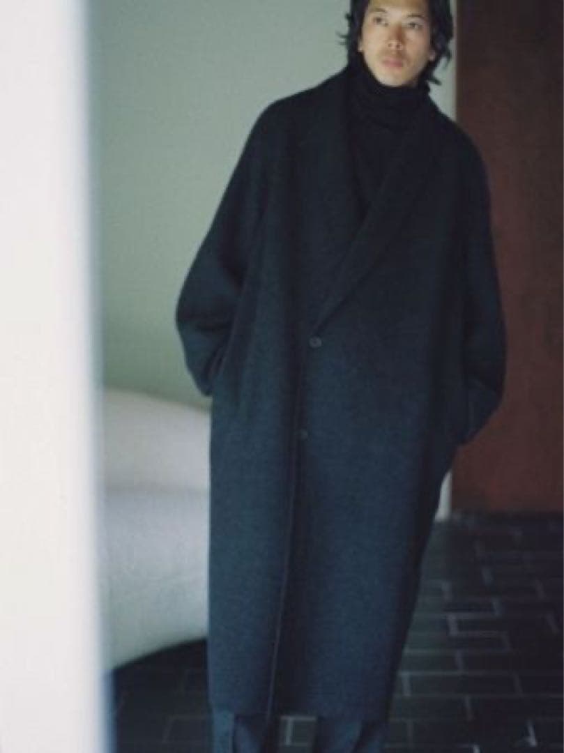 Lidnm(リドム) SHAWL COLLAR REVER COAT Mサイズ