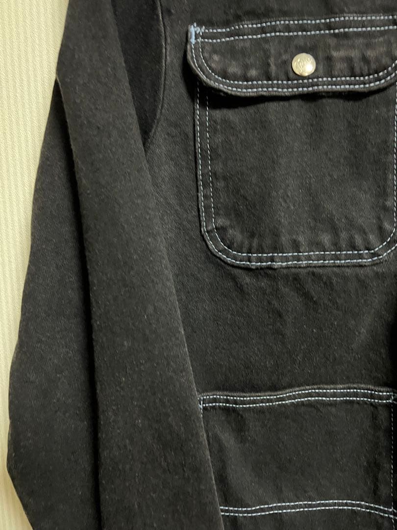 希少カラー「USA製」POINTER ブラックデニム　カバーオール　ポインター