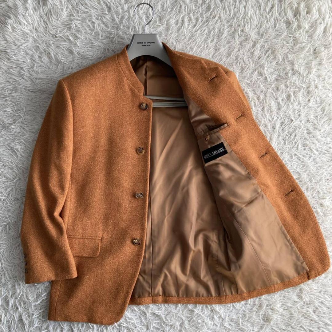 【奇跡的美品】1991AW　ISSEYMIYAKE　マオカラージャケット　Ｓ