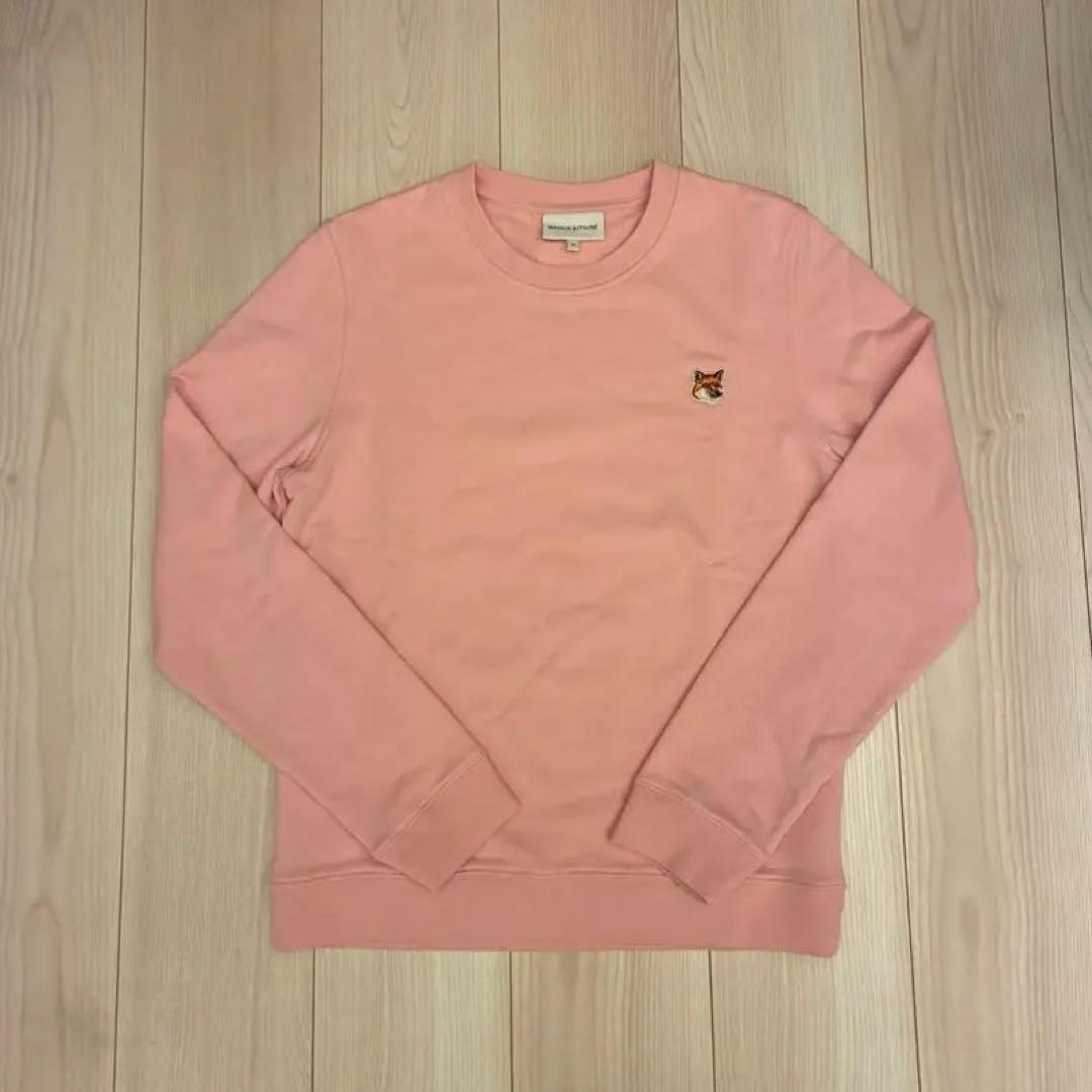 美品！Maison Kitsune(メゾンキツネ)トレーナーピンク
