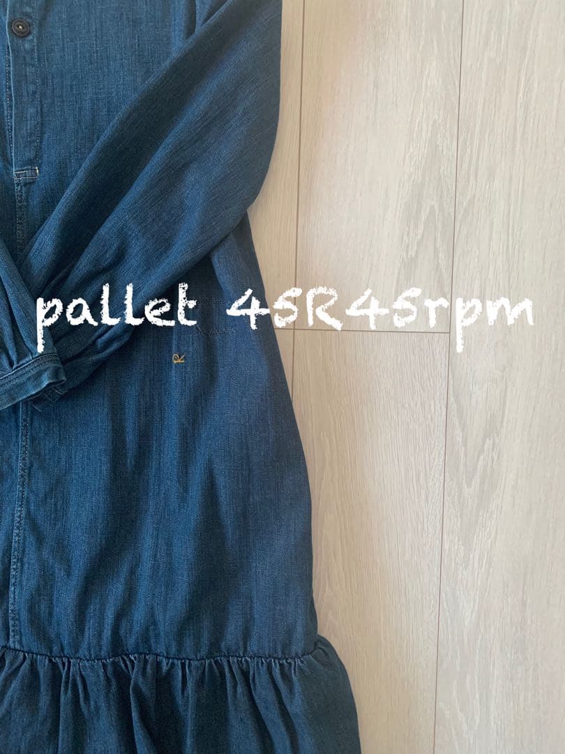 45R45rpm 本日専用です　45プチデニムのティアードフリル ドレス