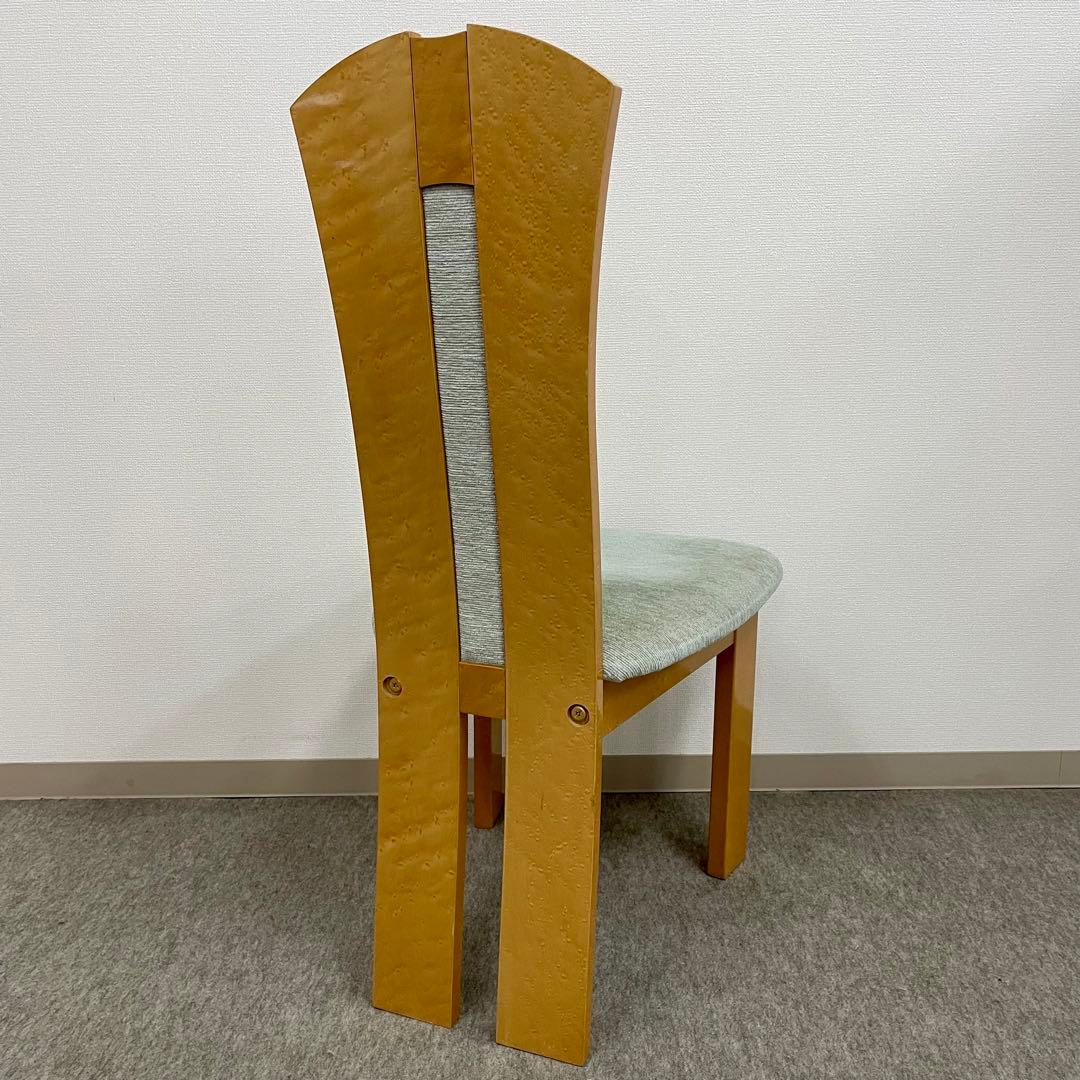 大塚家具【松創】(府中) ダイニングチェア \"バーズアイメイプル\" No.1