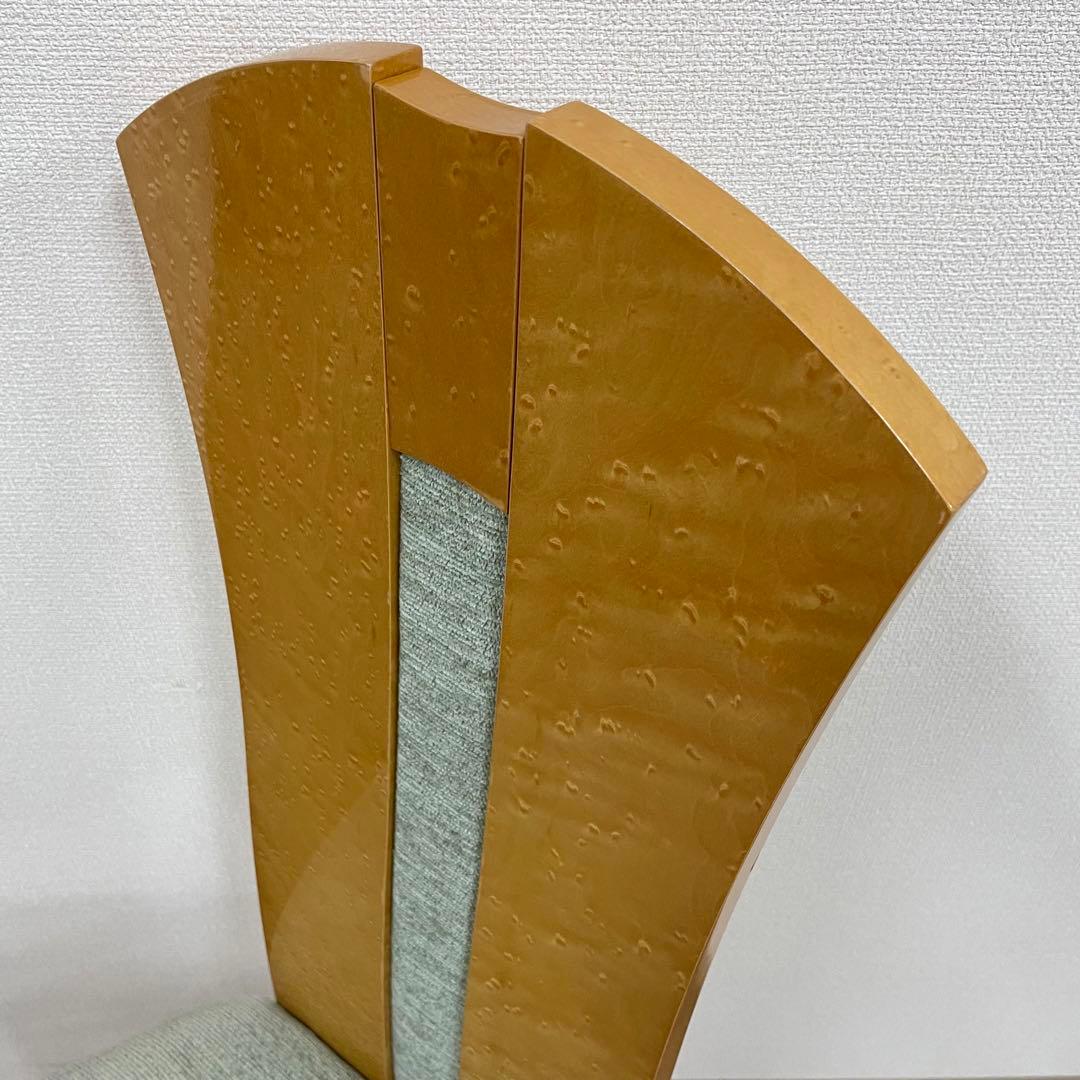 大塚家具【松創】(府中) ダイニングチェア \"バーズアイメイプル\" No.1