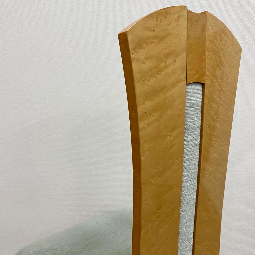 大塚家具【松創】(府中) ダイニングチェア \"バーズアイメイプル\" No.1