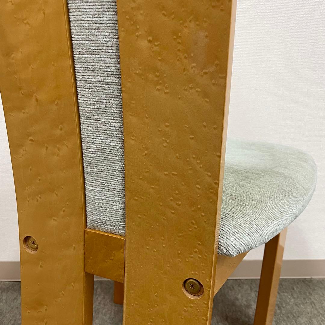 大塚家具【松創】(府中) ダイニングチェア \"バーズアイメイプル\" No.1