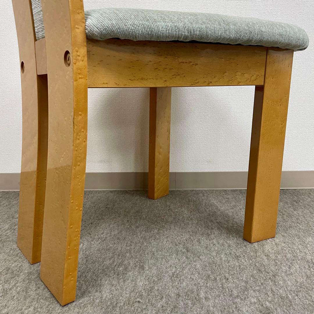 大塚家具【松創】(府中) ダイニングチェア \"バーズアイメイプル\" No.1