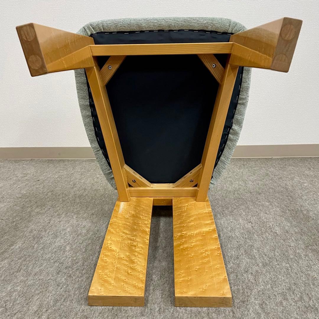 大塚家具【松創】(府中) ダイニングチェア \"バーズアイメイプル\" No.1