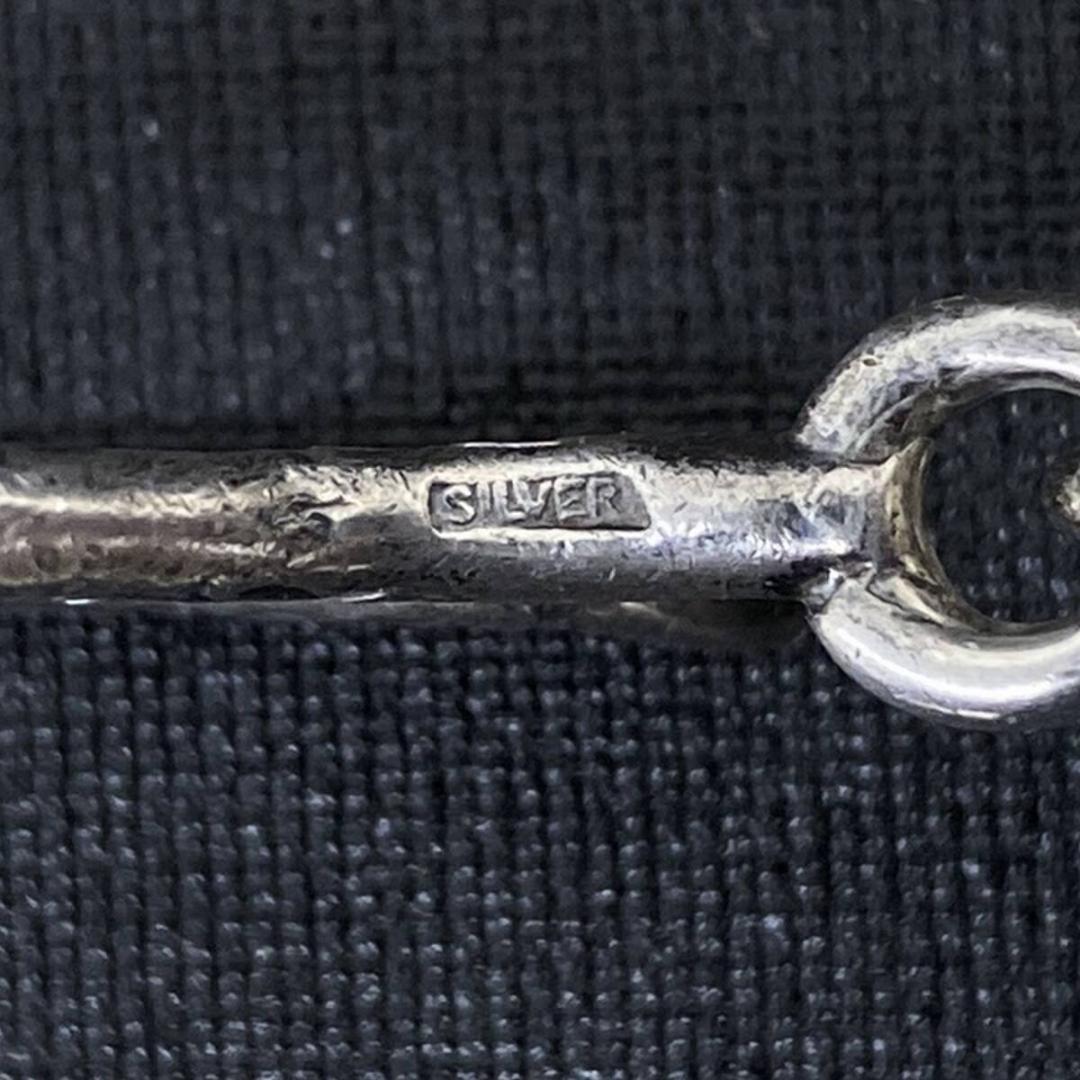 あるじゃん シルバー 唐草 フック ノットデザイン ウォレットチェーン 52cm