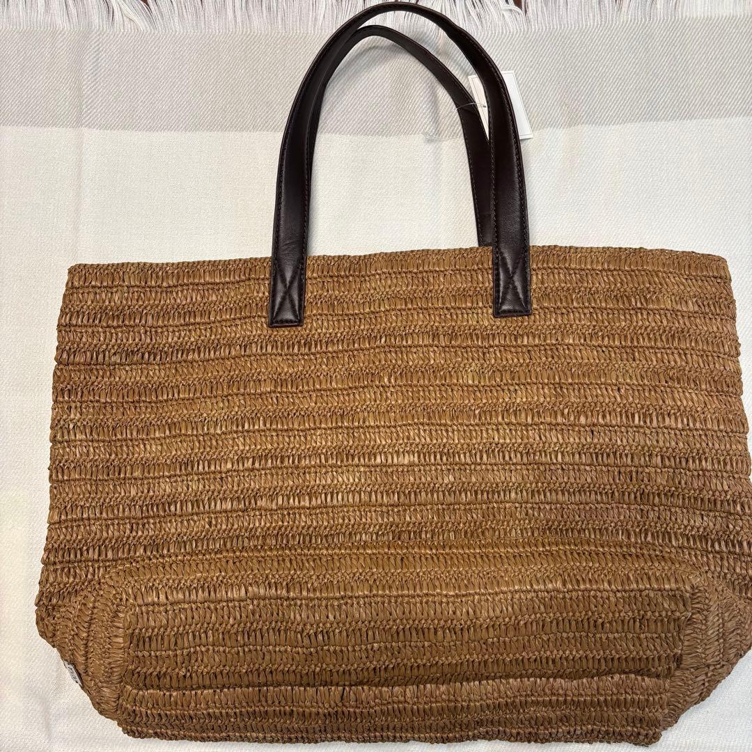 【最終価格】NINA BAGS ラフィアバッグ　HELLO レギュラー