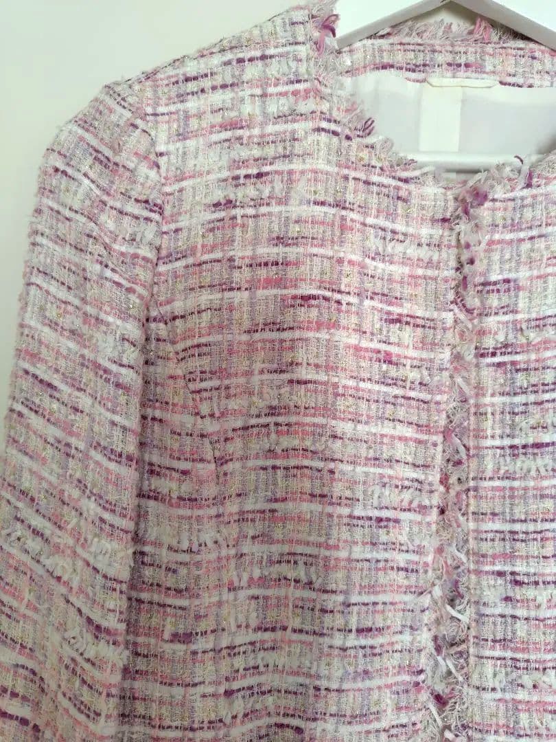 ANAYI アナイ ツィード ジャケット ピンク系 未使用